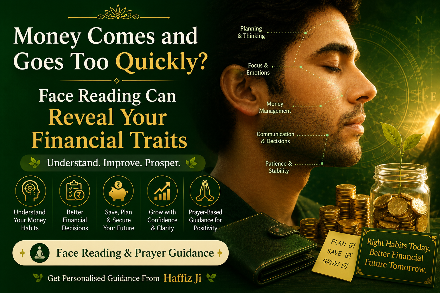 Money Comes and Goes Too Quickly? Face Reading Can Reveal Your Financial Traits